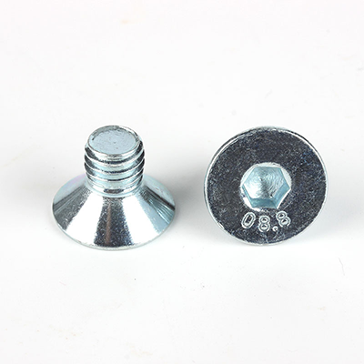 碳鋼8.8級(jí)藍(lán)白鋅內(nèi)六角沉頭螺釘DIN7991